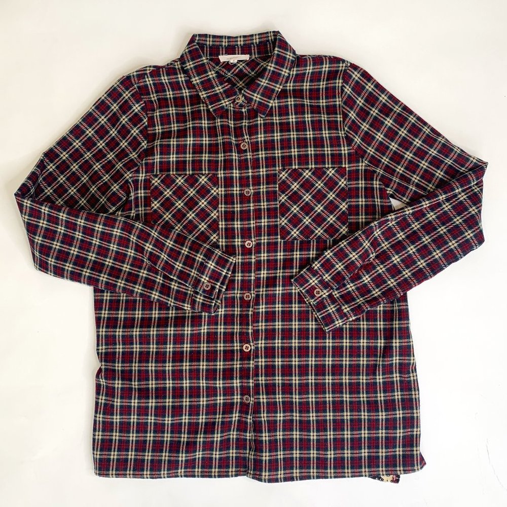 Mystree plaid and paisley shirt